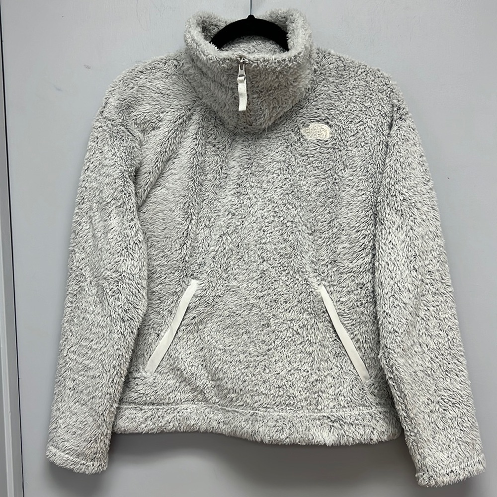 The North Face Women’s Sherpa Ice Foam Frost Pullover Zip Neck Jacket Size S
